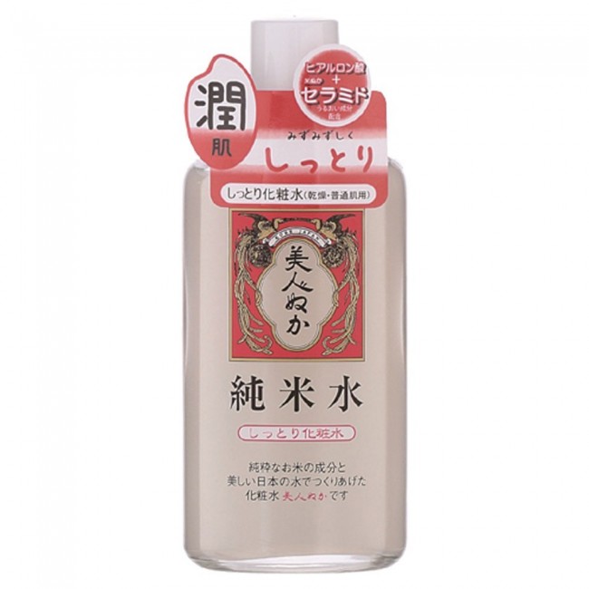 JAPAN Bijin Nuka Junmai Water Shittori Lotion Rice Bran Hyaluronic Acid Ceramide - Moist - 4903432710287