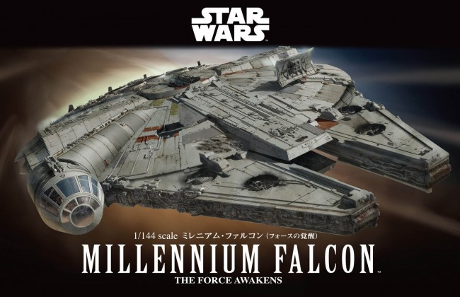 Bandai Star Wars 1/144 Scale Millennium Falcon - Force Awakening