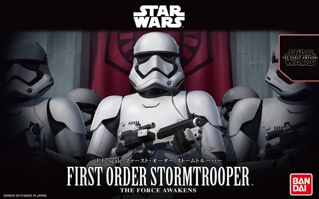 BANDAI Star Wars First Order Storm Trooper 1/12 Scale Plastic Model kit