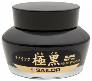 SAILOR FOUNTAIN Pen INK Nano Ink Bottle 50ml Black / Blue Black KIWAGURO - Black - 13-2001-220