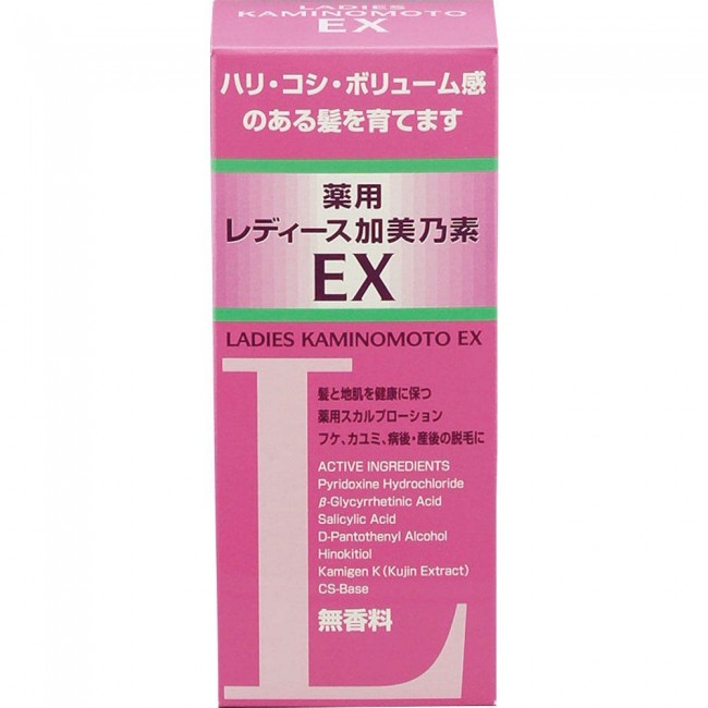 JAPAN Ladies  Kaminomoto EX Medicated General Hair Tonic  - 150ML - 4987046100634