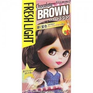 JAPAN Fresh Light MILKY HAIR COLOR Kit Multi 13 Color - Chocolate Brown - Chocolate
