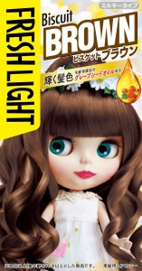 JAPAN Fresh Light MILKY HAIR COLOR Kit Multi 13 Color - Biscuit Brown - Biscuit