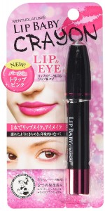 JAPAN Mentholatum Lip Lip Baby Crayon Lip & Eye Cotton / Trap Pink - Trap Pink - 4987241148332