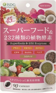 JAPAN Ishokudogen Super Food & 232 enzymes / Superfruits 470mg X 90 Tablets - Super Food & 232 types of plant enzymes - 4562355171348
