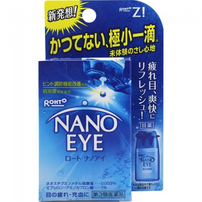 Rohto ROHTO NANO EYE Eye Drops 6ml Japan - 4987241127733