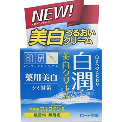 Rohto Hadalabo Shirojyun Arbutin Hyaluronic acid Cream - 50g - 4987241128037