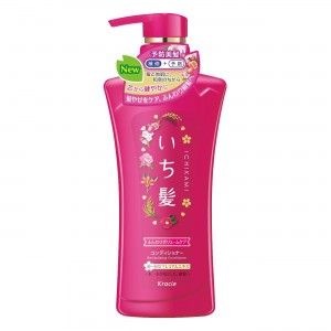 JAPAN  ICHIKAMI Hair Fluffy Volume Care Revitalizing Shampoo / Conditionor - Conditioner -480ml - 4901417721648