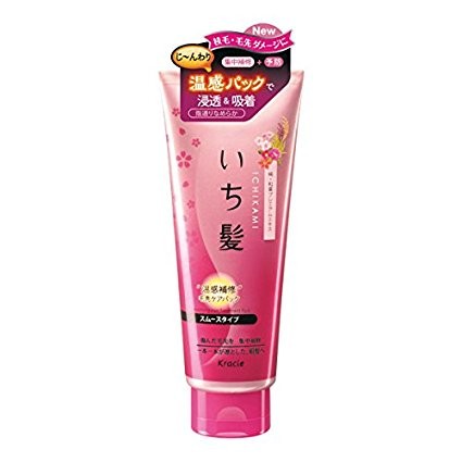 JAPAN ICHIKAMI Hair Smoothing Repair Hair Tip Care Pack Smooth Type 150g - 4901417617477