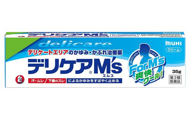 Muhi DELICARE Men's M's 35g Intimate Anti-itch Cream - 4987426002459