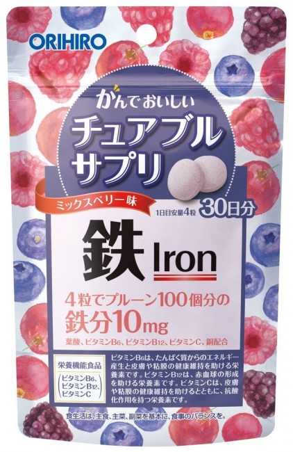 Orihiro Chewable Supplement Calcium - 120 Tablets - 4571157256665