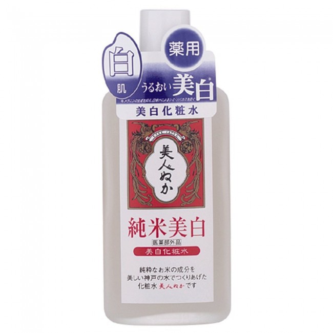 JAPAN Bijin Nuka Junmai Water Shittori Lotion Rice Bran Hyaluronic Acid Ceramide - White - 4903432717422